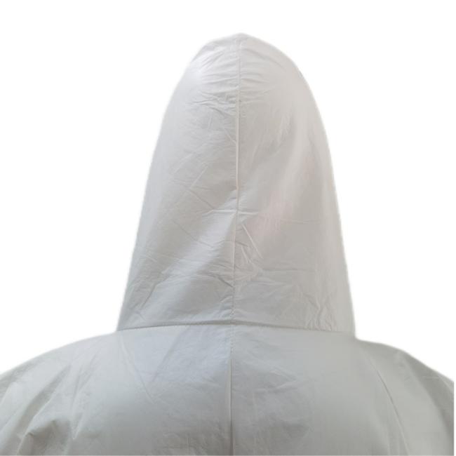 En14126 Wholesale White Waterproof Disaposable Microporous Protective Coveralls