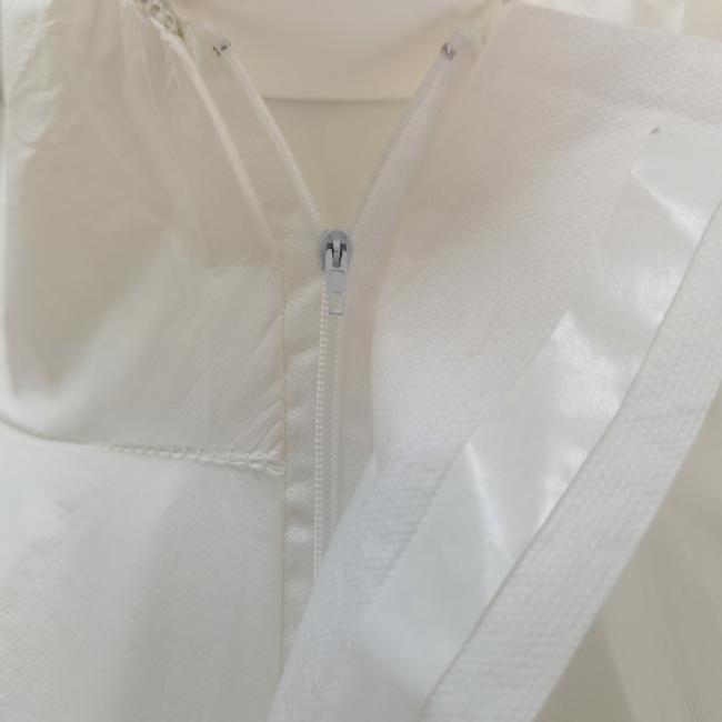 White Waterproof Microporous Safety PPE Protective Coveralls for USA Market