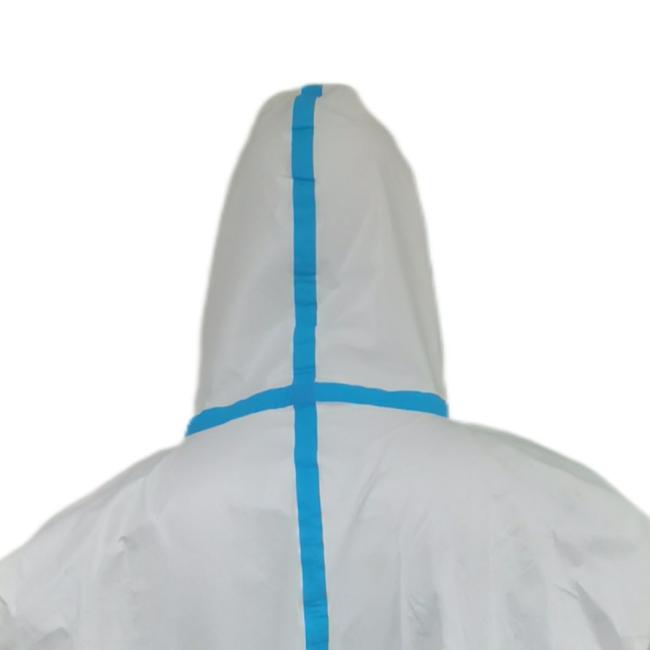 CE Type4/5/6 50GSM-70GSM Microporous Industrial Disposable Coverall