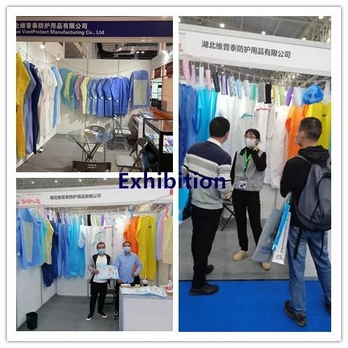 CE Type4/5/6 50GSM-70GSM Microporous Industrial Disposable Coverall