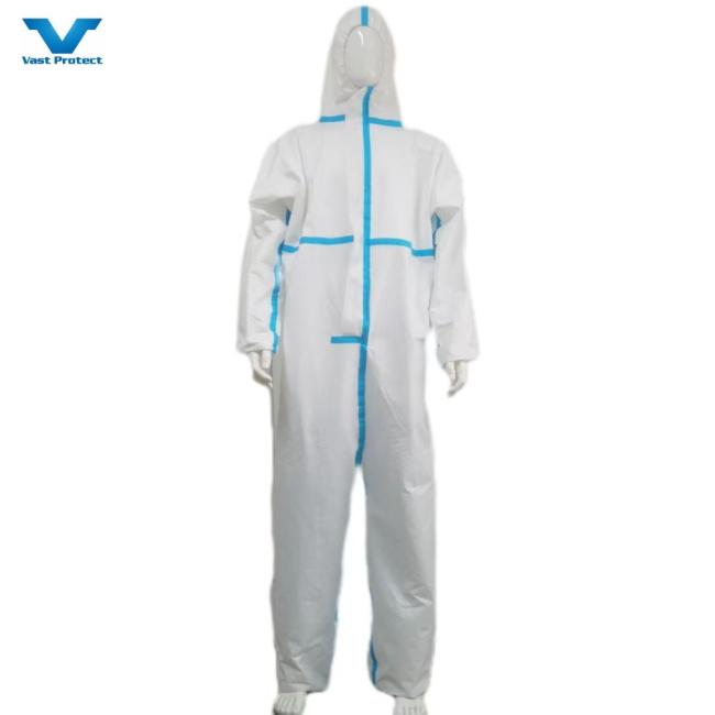 Factory Direct Sale Type4/5/6 Anti-Splash Breathable Safety Microporous Coverall