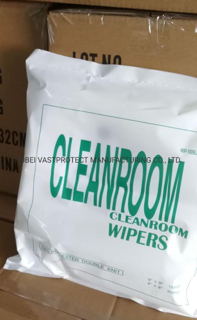 1009 Lint Free Laser Cold Cut 100% Polyester Cleanroom Wiper