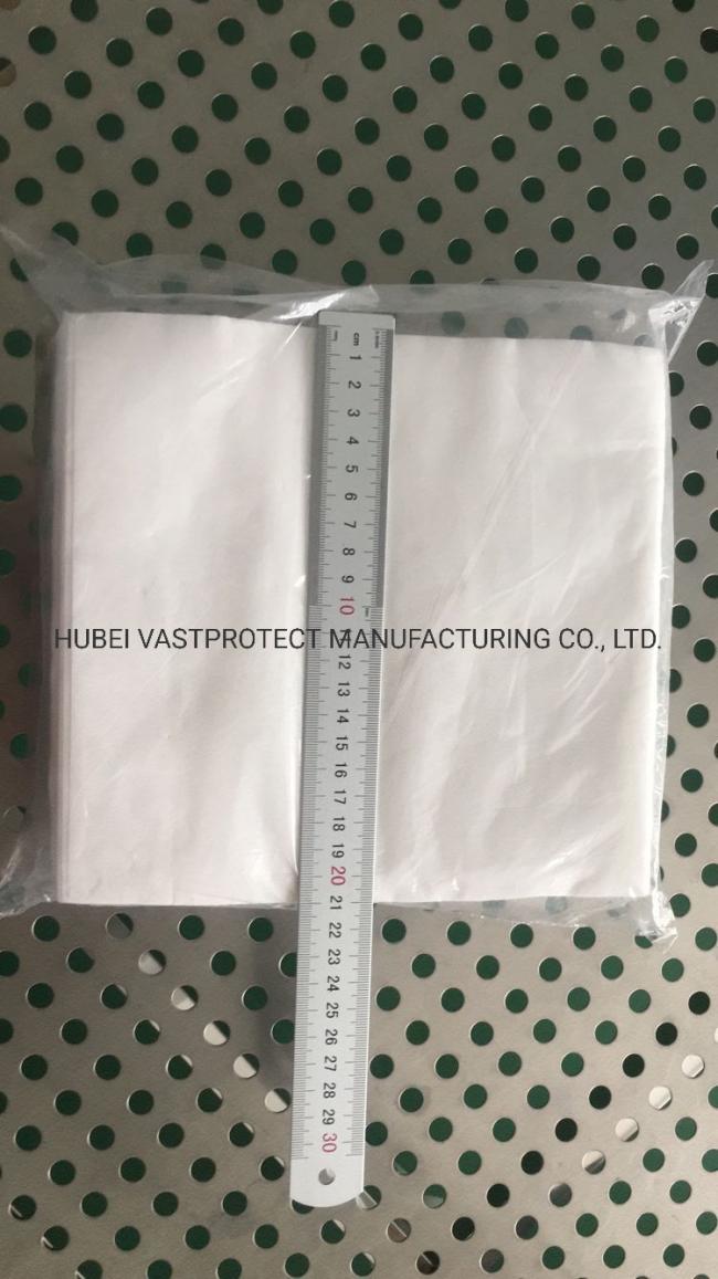 Lint Free 100% Polyester Microfiber Cleanroom Wipers for Optical Lens