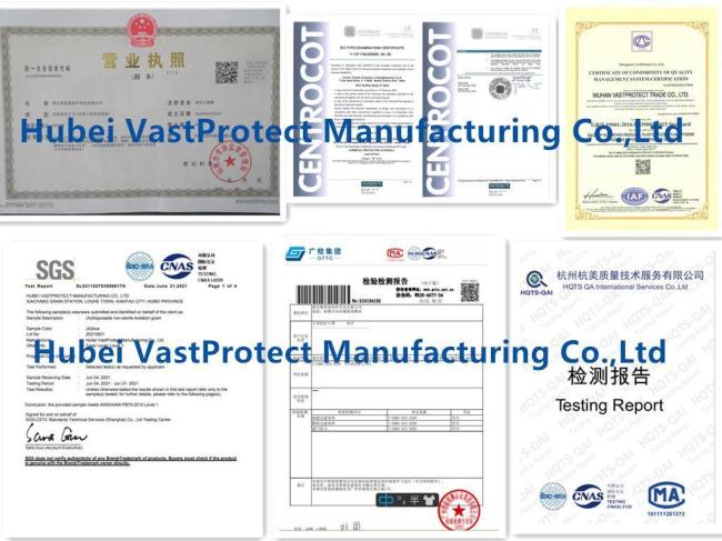 PPE Safety Products Supplier Polypropylene Non Woven PP Head Hairnet Cover Round Disposable Bouffant Cap