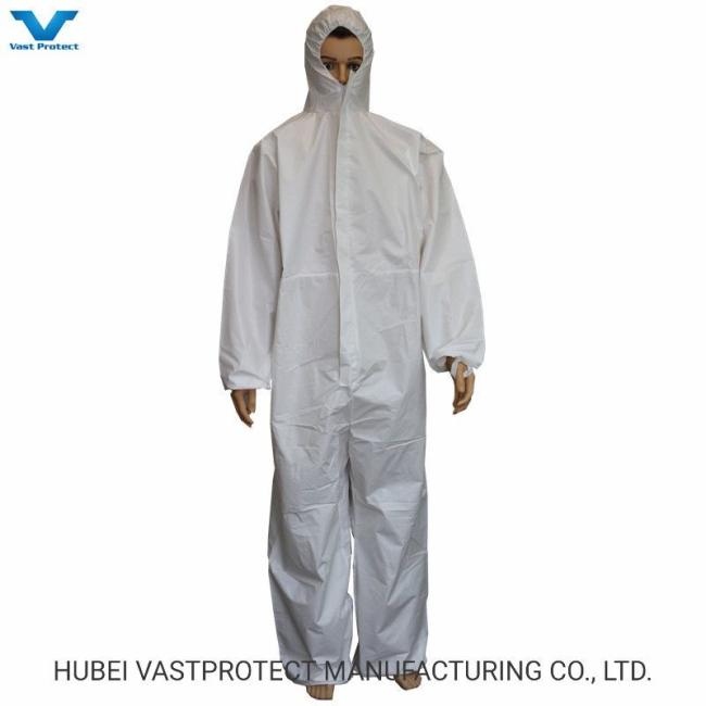 Breathable Waterproof Disposable Coverall Suit