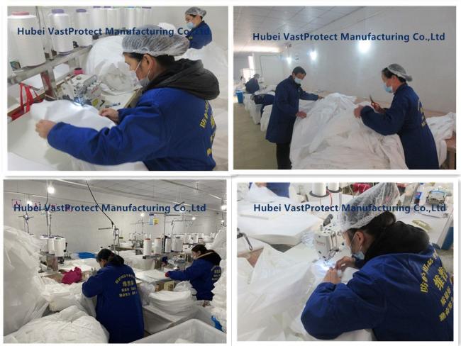 Professional Medical Surgical Supplies Level 1/2/3/4 Operation Patient Protective Nonwoven PP SMS Reinforced Sterile Disposable Isolation Gown