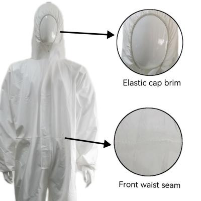 China Microporous Non Woven Isolation Coveralls With CE Certificate Protective Clothing for sale
