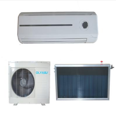 China Olyair Flat plate collector type hybrid solar air conditioner for sale