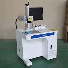 China 20W Fiber Laser Engraving Machine 200x200 Laser Fiber Marking Machine for sale