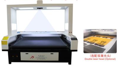 Китай Автомат для резки лазера ткани полиэстера с × 1800 рабочей зоны камеры 1000 Мм продается