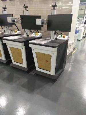 China Máquina de escritorio de la marca del laser de la fibra para el reloj que marca el artículo fácil de la operación en venta
