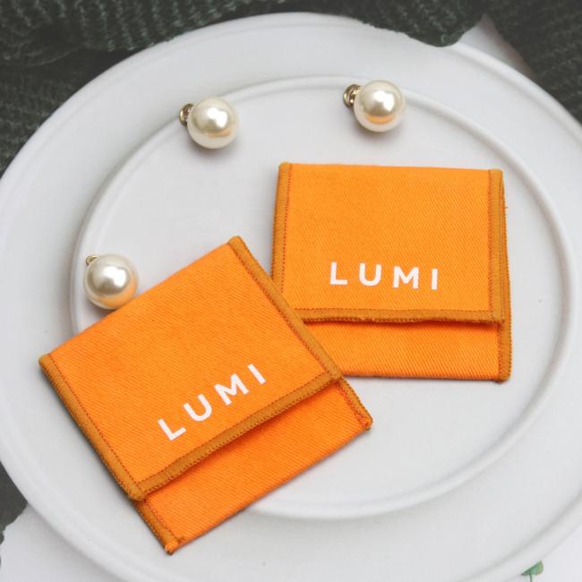 Multiple custom printed dust bags for jewelry protection