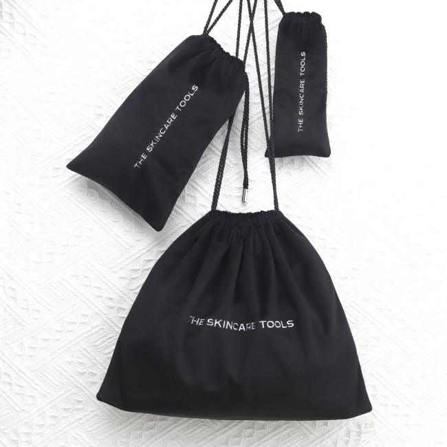 Luxury velvet protective pouch for apparel organization