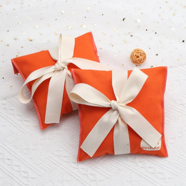 Custom logo printing examples on canvas bags