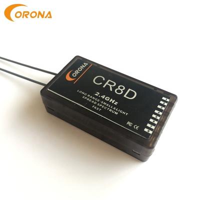 China Spectrum DSSS Receiver Rc Airplane Transmitter And Receiver Corona CR8D for sale