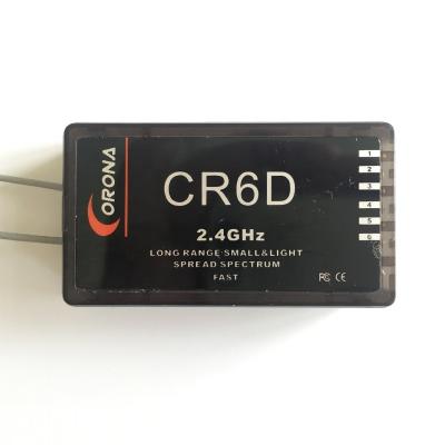 China 6ch 6 Channel Transmitter And Receiver For Rc Plane Car Corona Cr6d Receiver for sale