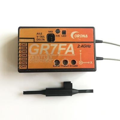China 2.4ghz Futaba 7 Channel Receiver Rc Helicopter Receiver Corona GR7FA for sale