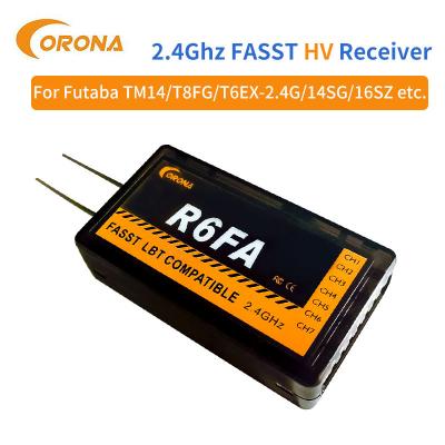 中国 小型Futaba 2.4 Ghz Fasstの受信機3PKS 3PM 3VCS 3GR 4PK S TM7 TM8 TM10 TM14のコロナR6FA 販売のため
