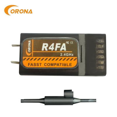 China Micro Futaba 2.4 Ghz Fasst Receiver Radio Remote Control Rc Transmitter 8FG 10CG 12FG Corona R4FA for sale