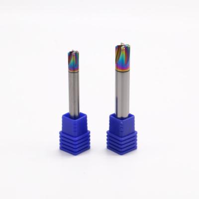 Cina Customized Carbide End Mill Cutters with DLC coating ,Like Inner R cutter, End Mill and Ball Mill in vendita