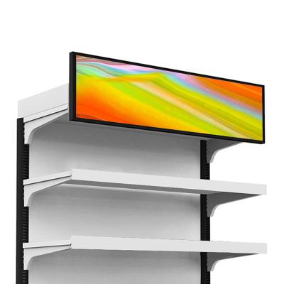 China HD Video Stretched Bar LCD Panel Indoor Digital Signage 24 Inch RK3288 for sale