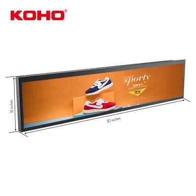 China Red WiFi Compatible Pantalla LCD de barra extendida 450cd/m2 Función de interruptor de temporizador de brillo en venta