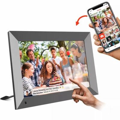 China Acrylic Electronic Digital Photo Frame Wall Mounted Autoplay For Pictures 10Inch for sale