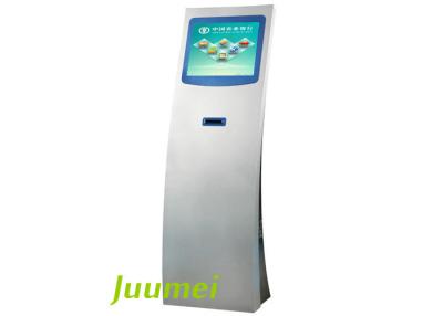 China Self-Service Touch Screen Ticket Kiosk With Printer For Wireless Doctor Queue Ticket Call Display System for sale