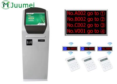 China 17 Inch Bank Smart Wireless Calling System Queue Management Kiosk for sale
