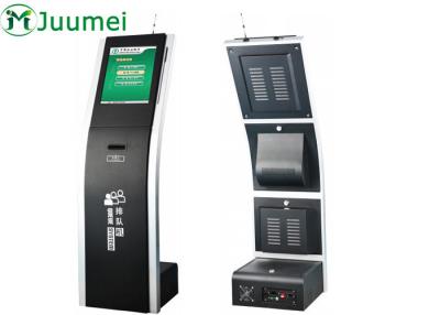 China 22 Inch Touch Screen Number Calling System Paging Steel Cabinet for sale