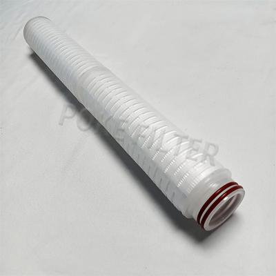 China Folded 0.2 Micron PTFE PP Water Filter Element Cartridge Replacement for sale