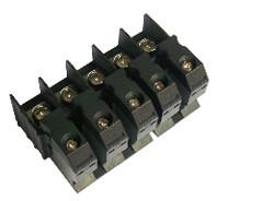 China Feed Through Electrical Terminal Block Connectors 85A Brass Perforation 15mm M5 for sale