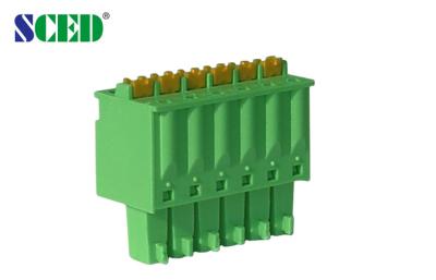 China 2-24 Poles Pluggable Terminal Block For Industrial Automation And Control à venda