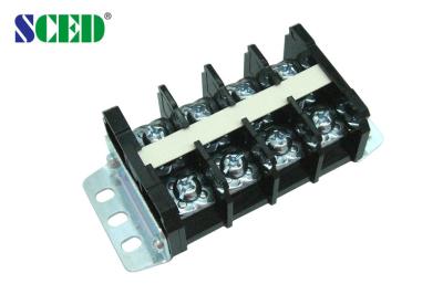China High Current PCB Barrier Terminal Block Connector 19.00mm Pitch 600V 60A for sale
