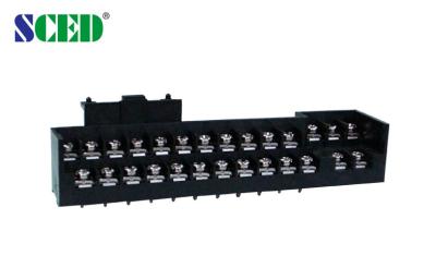 China 27 x 2 Pin Barrier Terminal Block , Double Levels Power Terminal Blocks Pitch 8.20mm for sale