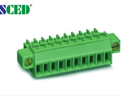 China 3.50mm Male Female Connectors Plug In Terminal Blocks 300V 8A Plugs And Sockets for sale