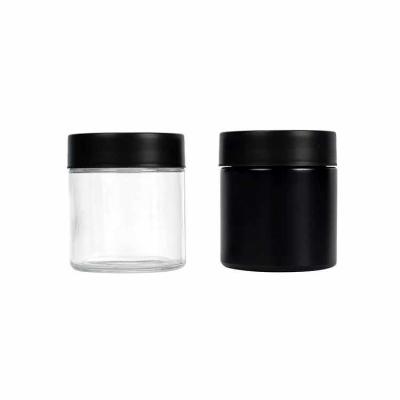 China Premium Glass Weed Jar with Straight Sided Design-CR Certified Childproof Jar 1oz 2oz 3oz 4oz 5oz en venta