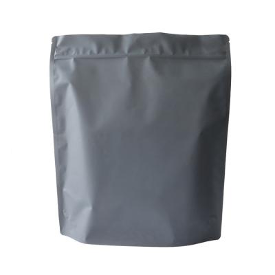 China 1LB Dry Flower Mylar Weed Packaging 1 Pound Matte Black Mylar Barrier Bags for sale