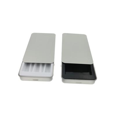 China Pre Roll Metal Containers Child Resistant Slider Tin Box for sale