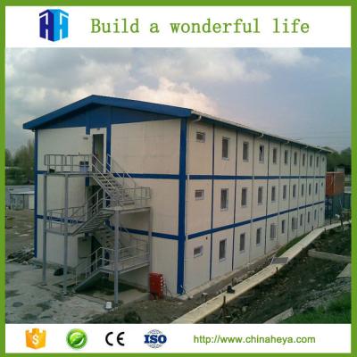 China Low cost light steel frame prefab camp construction site accommodation house for sale