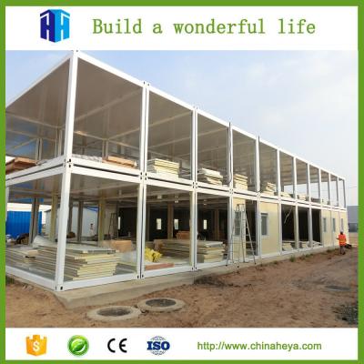 China sandwich panel shipping container office 40 feet house design easily transported for sale