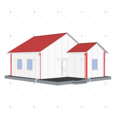 China Heya-2B01-A China 2 room sandwich panel house best selling prefab building factory for sale
