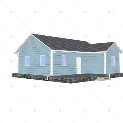 China Heya-2B05-B Low cost easy building China 2 room sandwich panel house for Kenya for sale