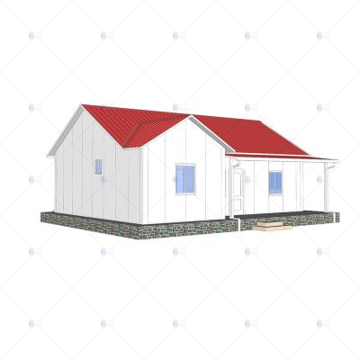 China Heya-2B06-A China 2 room easily constructed and durable sandwich panel house for living for sale