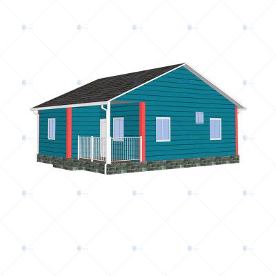 China Heya-2B07-B Small Cute Prefab House Hot Selling 2 Bed Nice Design And Low Cost Prefab House for sale