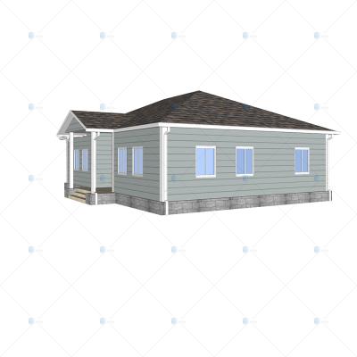 China Heya-3B03-B Low-cost prefabricated 3-room sandwich house in China for sale