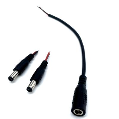 China OEM ODM DC Power Cables 5521 5525 3.5mm Male To Male for sale