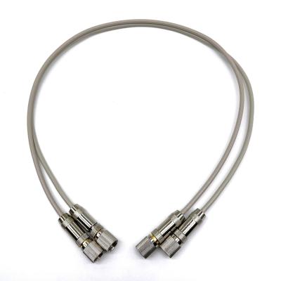 China BNC Connector RF Coaxial Cables BNC To L9 Coax Cable Assemblies for sale