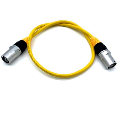Китай RJ45 водонепроницаемые кабели Металлический соединитель Мужской разъем Ethernet-соединитель Разъем сетевого расширительного кабеля продается