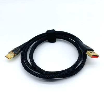 China Negro 5A 6A Carga rápida USB Cables USB C Cable masculino USB A al tipo C Cable en venta